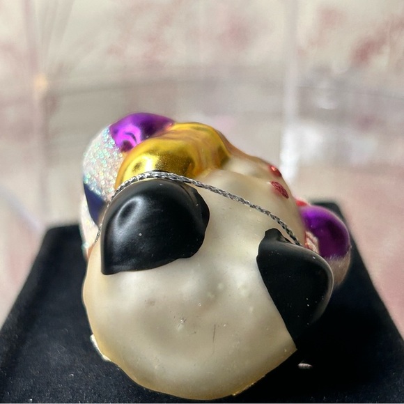 Vintage Christmas Ornament Handcrafted Glass‎ Jeweled Snowman Unique Treasures - Picture 13 of 17